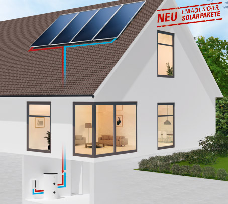 Wärmetechnik - Solar für Ihr Zuhause